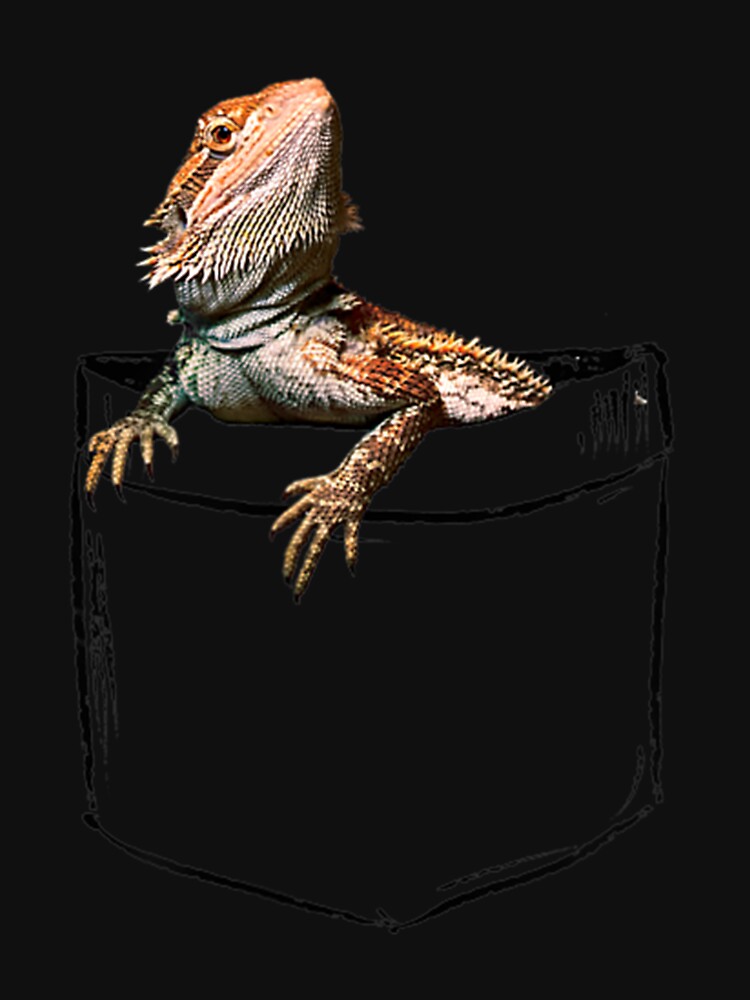 Pocket Bearded Dragon Lover Dad Mom Funny by odfishws14 T-Shirts, Hoodie, Sweatshirt | BlankRebels.com (Image 3)