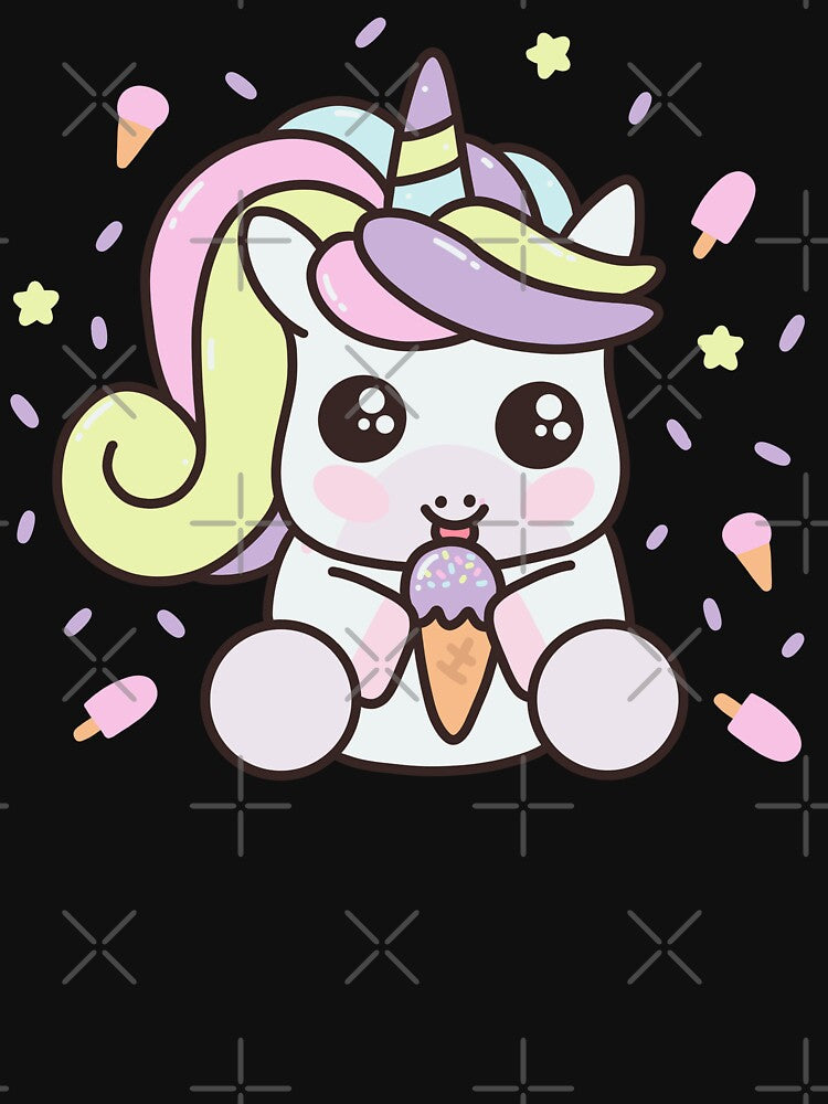 Kawaii Cute Magical Pastel Ice Cream Unicorn Sweetcore by JokeGysen T-Shirts, Hoodie, Sweatshirt | BlankRebels.com (Image 3)
