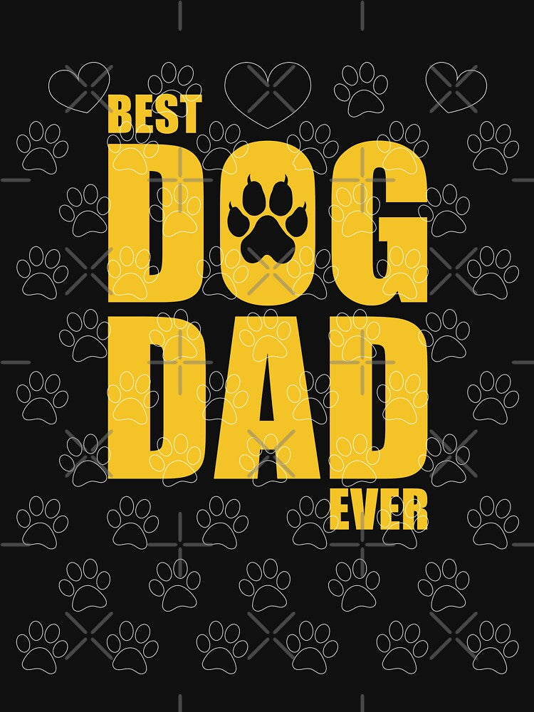 Best Dog Dad Ever Funny Design for Dog Lovers by NH2019 T-Shirts, Hoodie, Sweatshirt | BlankRebels.com (Image 3)