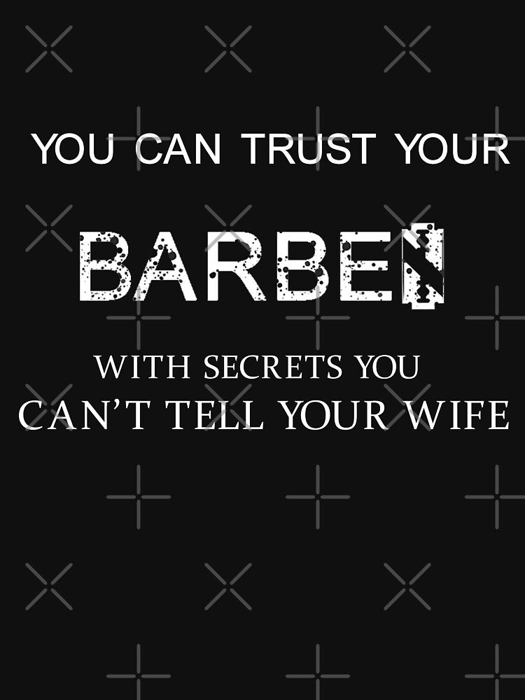 Funny Barber Quote T-Shirt-Design You Can Trust Barber Funny Gift for Barbers by BestDes Hoodie, Sweatshirt (Image 3)