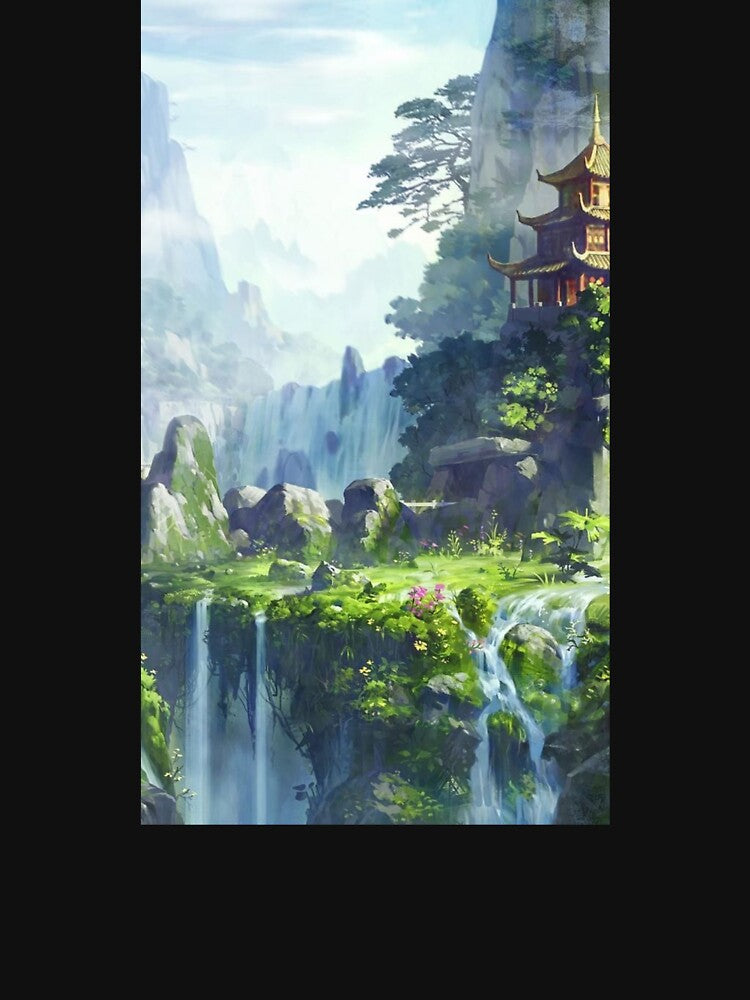 mountain wallpaper art by yusiema20 T-Shirts, Hoodie, Sweatshirt | BlankRebels.com (Image 3)