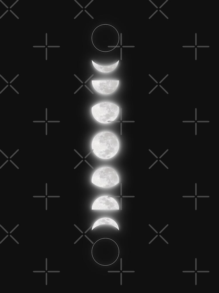 Moon phases by ska6ask T-Shirts, Hoodie, Sweatshirt | BlankRebels.com (Image 3)