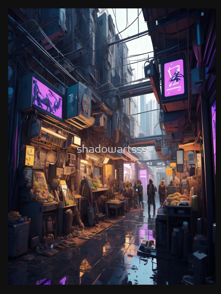 Cyberpunk Marketplace T-Shirts, Hoodie, Sweatshirt