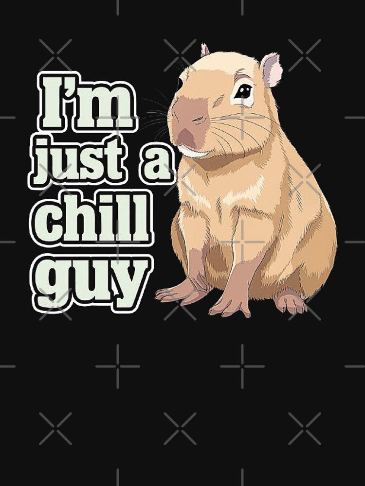 Relaxed Capybara Illustration Calm T-Shirts, Hoodie, Sweatshirt