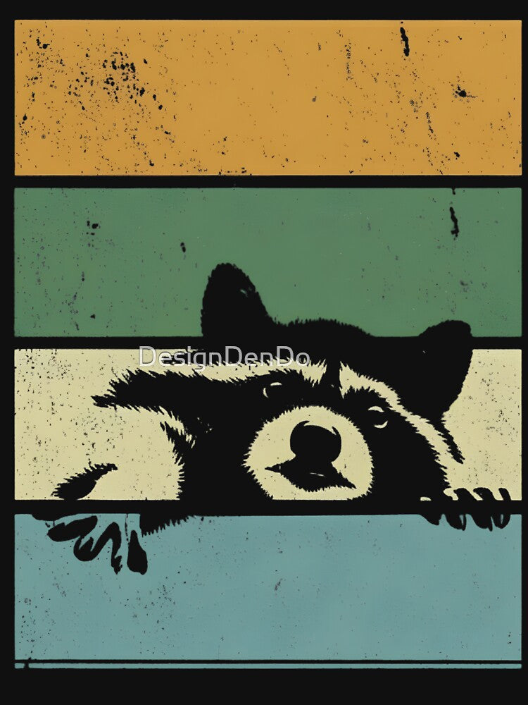 Raccoon Gifts, Vintage Raccoon, Trash Panda by DesignDenDo ⭐⭐⭐⭐⭐ T-Shirts, Hoodie, Sweatshirt | BlankRebels.com (Image 3)