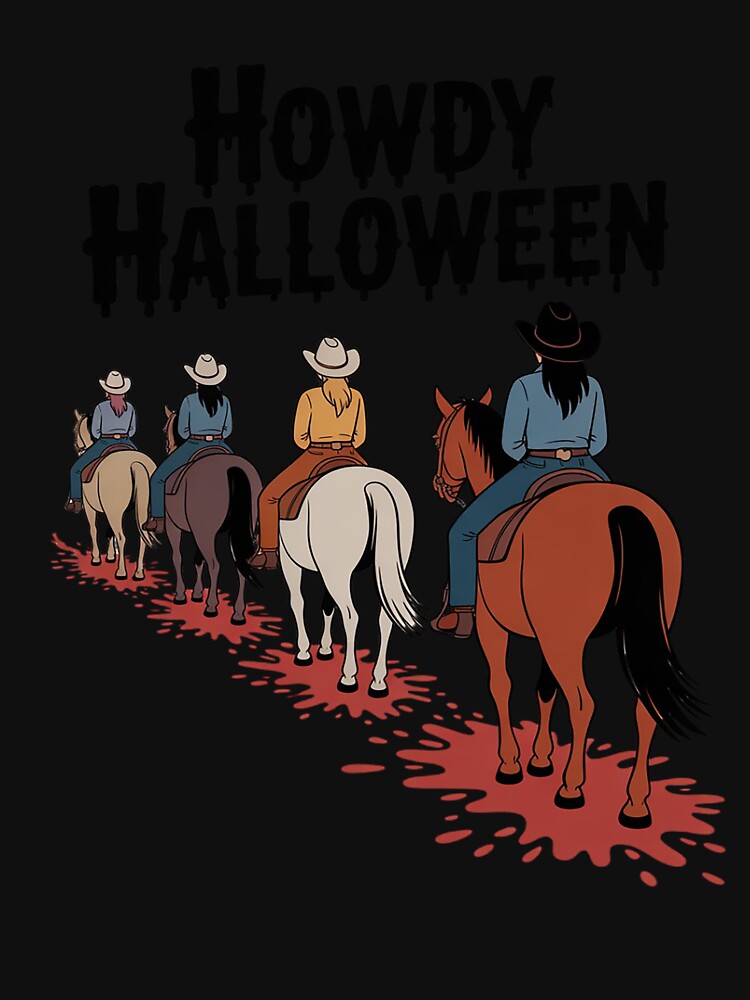 Howdy Halloween  Western Halloween by Dolostope T-Shirts, Hoodie, Sweatshirt | BlankRebels.com (Image 3)