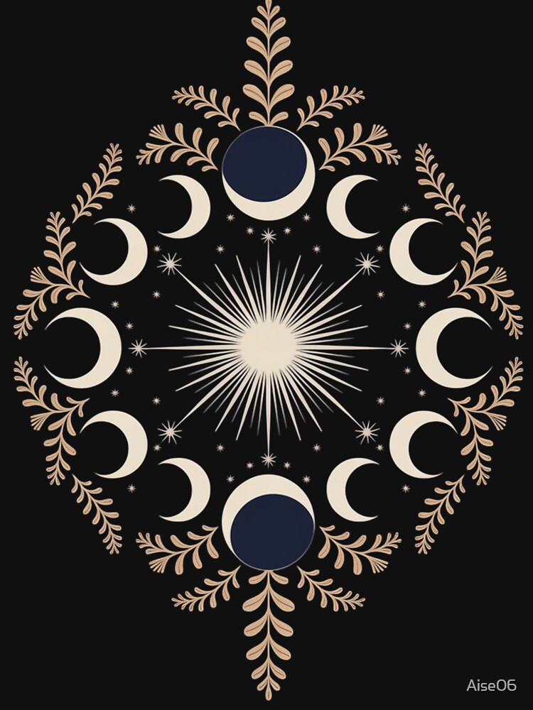 Moon Phases by Aise06 T-Shirts, Hoodie, Sweatshirt | BlankRebels.com (Image 3)