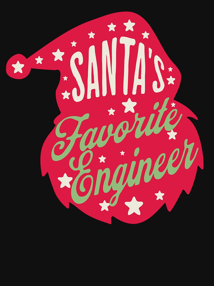 Santa’s favourite engineer - Christmas present by Zandalus T-Shirts, Hoodie, Sweatshirt | BlankRebels.com (Image 3)