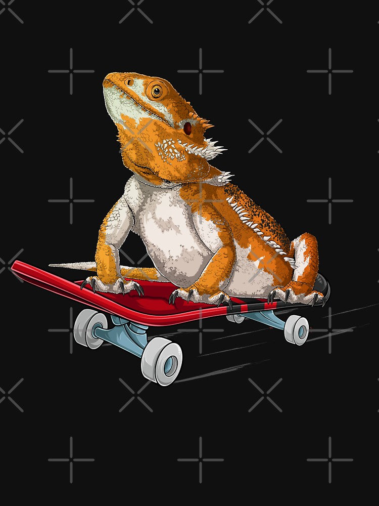 Bearded Dragon Skateboarding by kudostees T-Shirts, Hoodie, Sweatshirt | BlankRebels.com (Image 3)