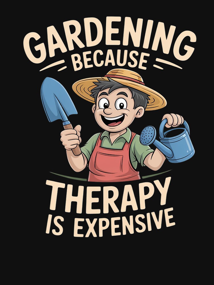 Gardening Because Therapy is Expensive Gardener by FluoroWave T-Shirts, Hoodie, Sweatshirt | BlankRebels.com (Image 3)
