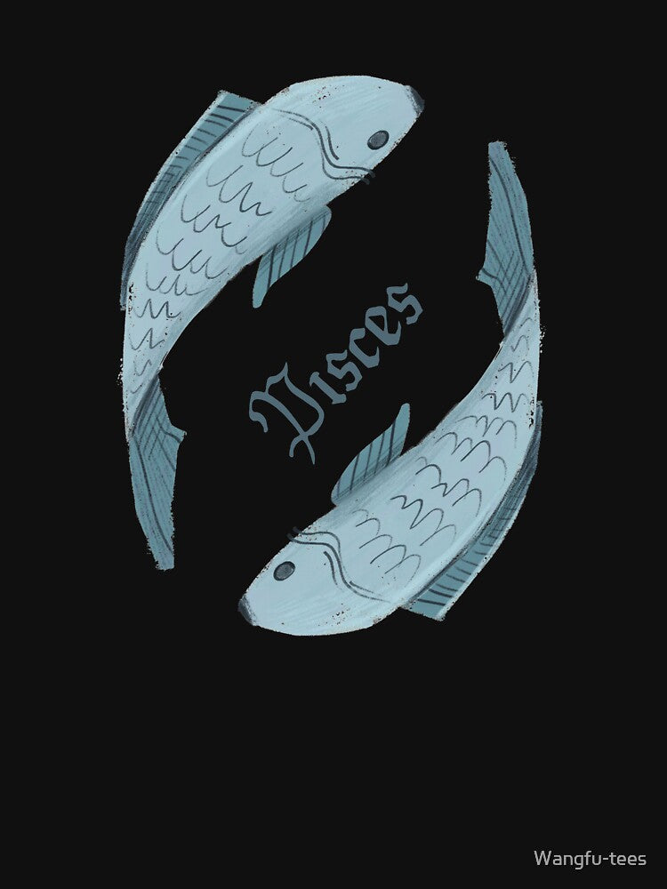 Pisces Zodiac Sign Horoscope Constellation Retro Vintage Fish by Wangfu-tees Hoodie, Sweatshirt | BlankRebels.com (Image 3)