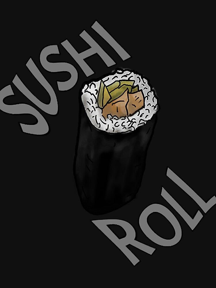 Sushi Roll - watercolour - graphical text by huuthong199 T-Shirts, Hoodie, Sweatshirt | BlankRebels.com (Image 3)