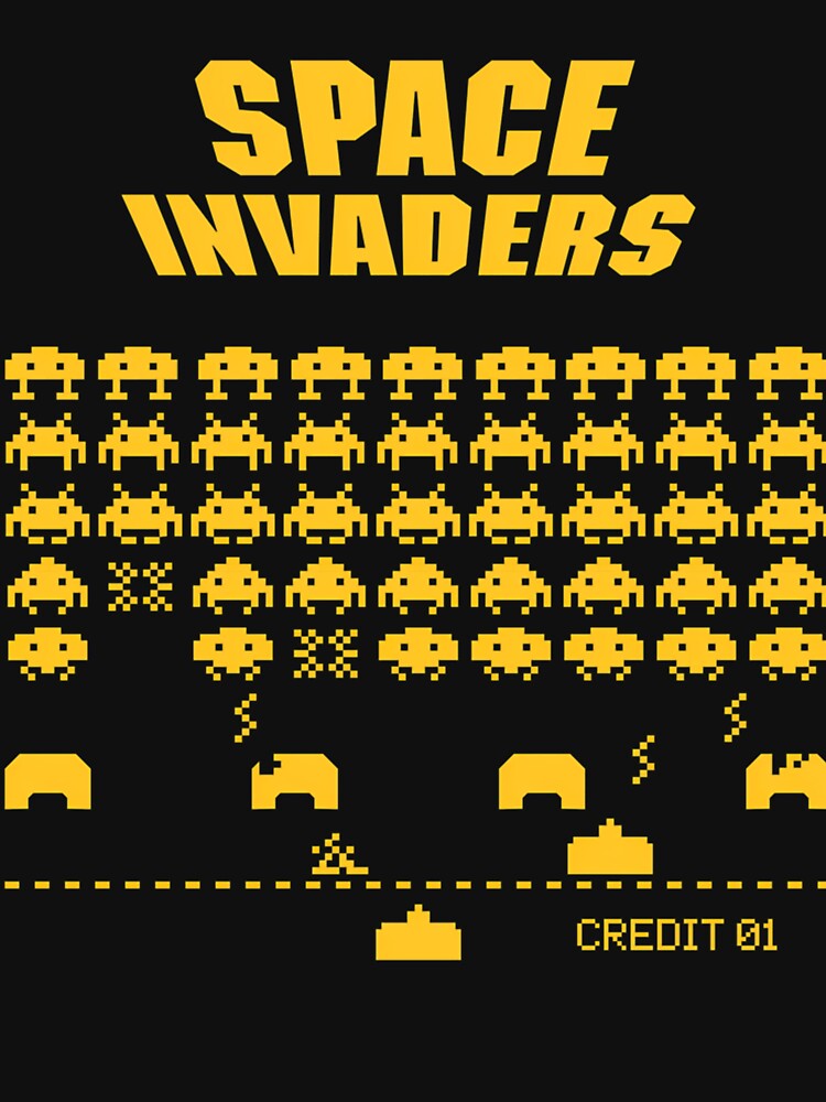 Space Invaders by SteinTranquili T-Shirts, Hoodie, Sweatshirt | BlankRebels.com (Image 3)