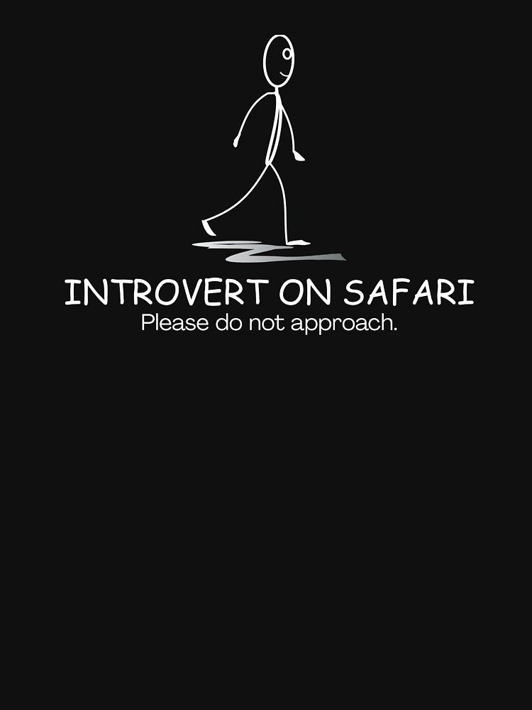 Introvert on Safari – Please Do Not Approach by AdamIntrovert T-Shirts, Hoodie, Sweatshirt | BlankRebels.com (Image 3)