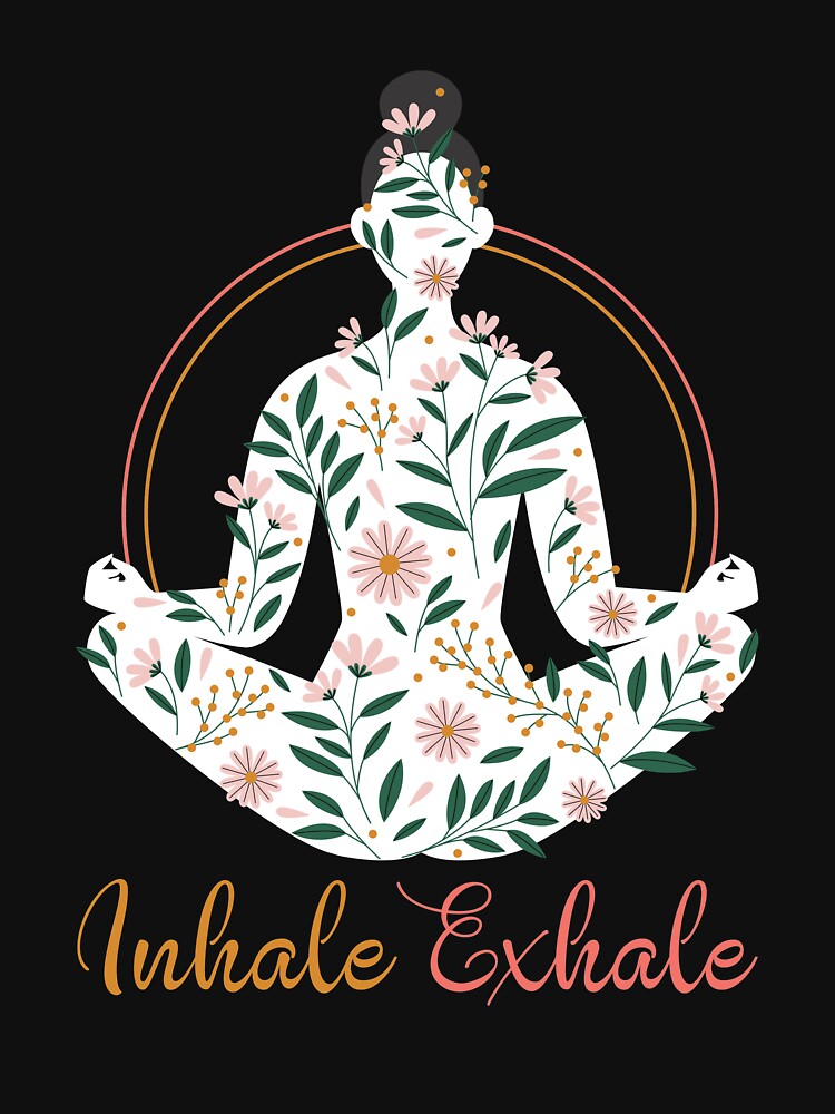 Yoga Inhale Exhale by Zmunki T-Shirts, Hoodie, Sweatshirt | BlankRebels.com (Image 3)