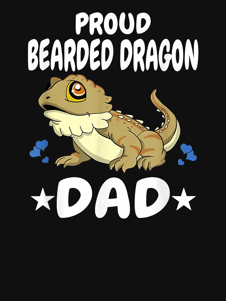 Proud Bearded Dragon Dad Lizard by Burkovafanas T-Shirts, Hoodie, Sweatshirt | BlankRebels.com (Image 3)