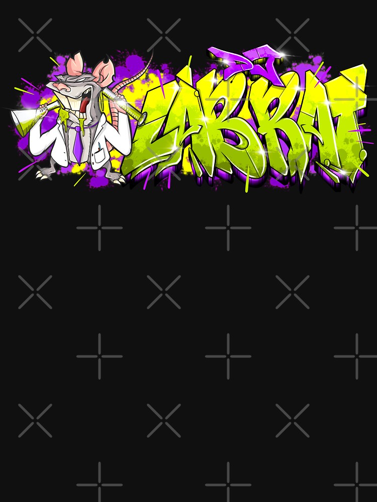 DJ Labrat (Graffiti Purple/Yellow) by DJLabRat T-Shirts, Hoodie, Sweatshirt | BlankRebels.com (Image 3)