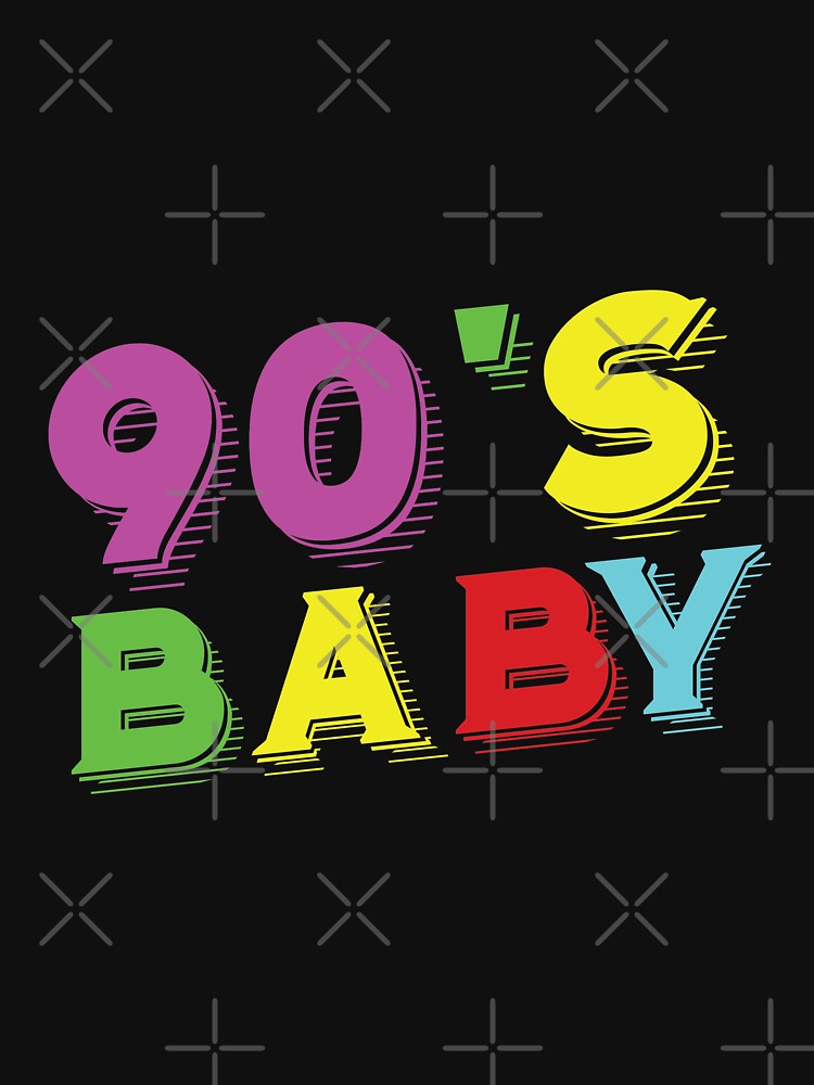 Colorful Retro Old Vintage Design 90's Baby Generation by avinigav T-Shirts, Hoodie, Sweatshirt | BlankRebels.com (Image 3)