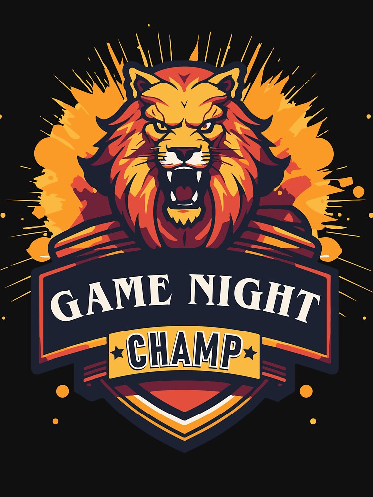 Roaring Victor Game Night Champ by D-and-O T-Shirts, Hoodie, Sweatshirt | BlankRebels.com (Image 3)