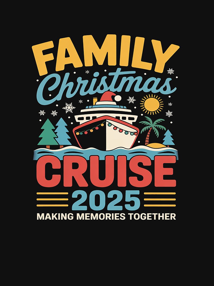 Family Christmas Cruise 2025 Matching Family Cruise Holiday by AvagondaMind T-Shirts, Hoodie, Sweatshirt (Image 3)