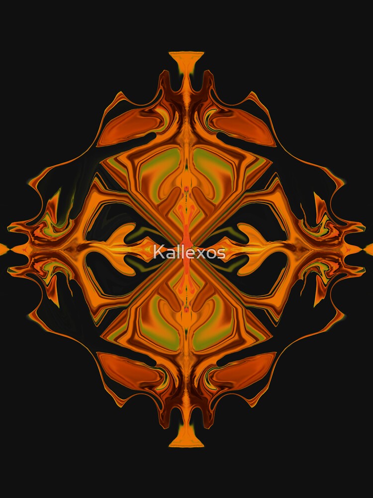 Kallexos-Design- Brown Geometric - positive energy by Kallexos T-Shirts, Hoodie, Sweatshirt | BlankRebels.com (Image 3)