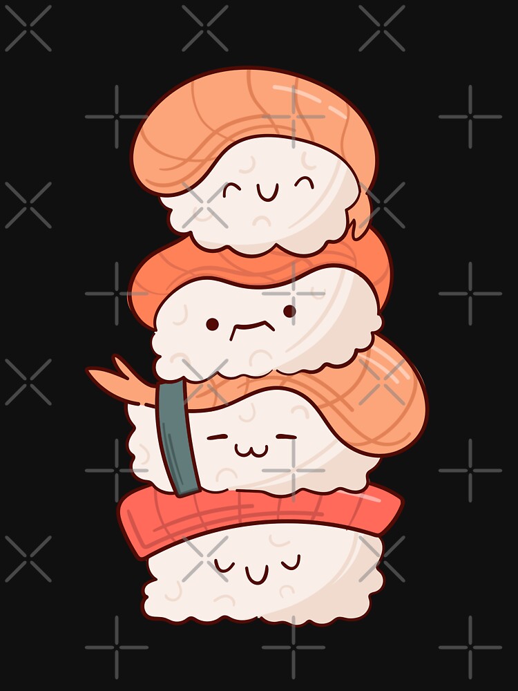 sushi smiles: cute and cozy by FLOWER--ART T-Shirts, Hoodie, Sweatshirt | BlankRebels.com (Image 3)