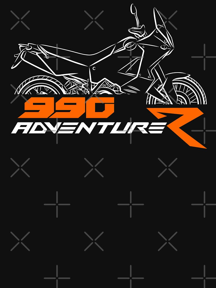 Motorcycle KTM 990 Adventure R 2006-2013, biker by ThrottleArts T-Shirts, Hoodie, Sweatshirt | BlankRebels.com (Image 3)