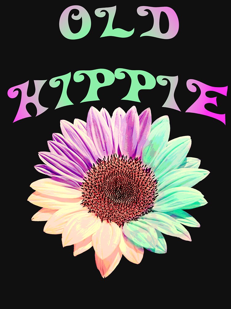 Old Hippie by Brad Chambers T-Shirts, Hoodie, Sweatshirt | BlankRebels.com (Image 3)