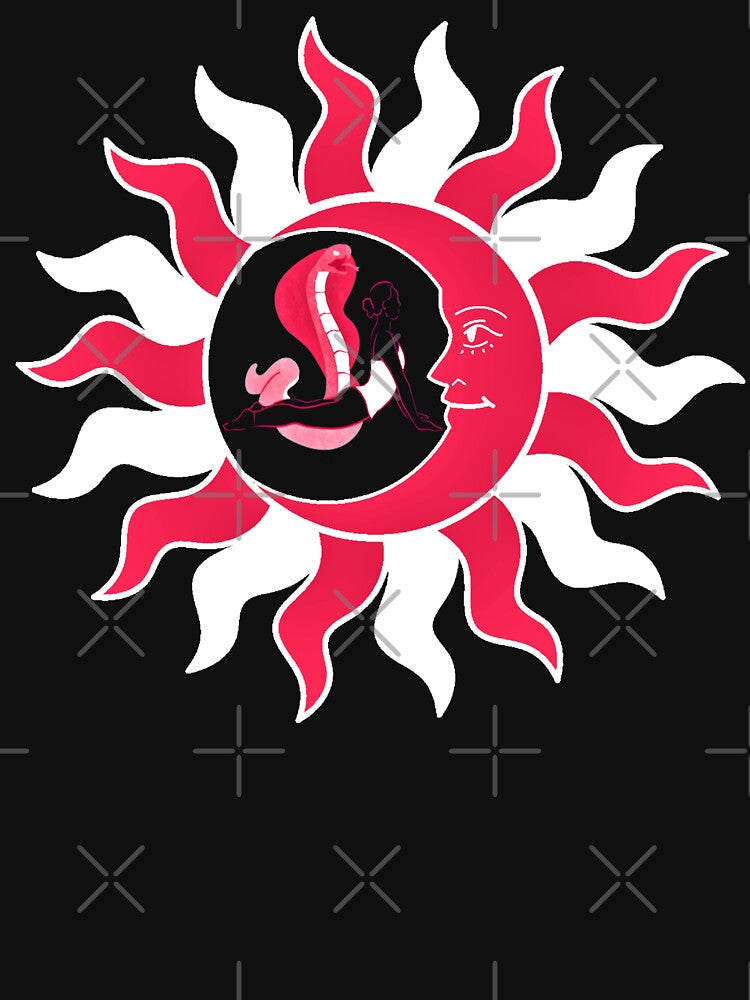Snake Yoga Pose With Moon And Sun by TeesFashion T-Shirts, Hoodie, Sweatshirt | BlankRebels.com (Image 3)