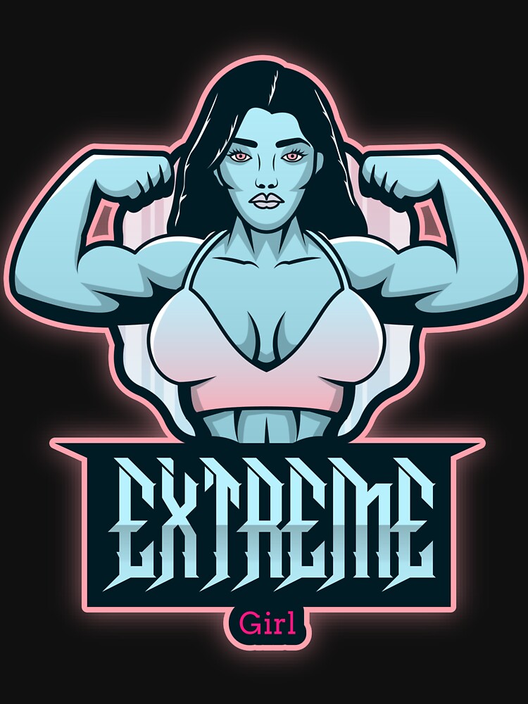 Extreme girl foto design by sreckov-desig T-Shirts, Hoodie, Sweatshirt | BlankRebels.com (Image 3)