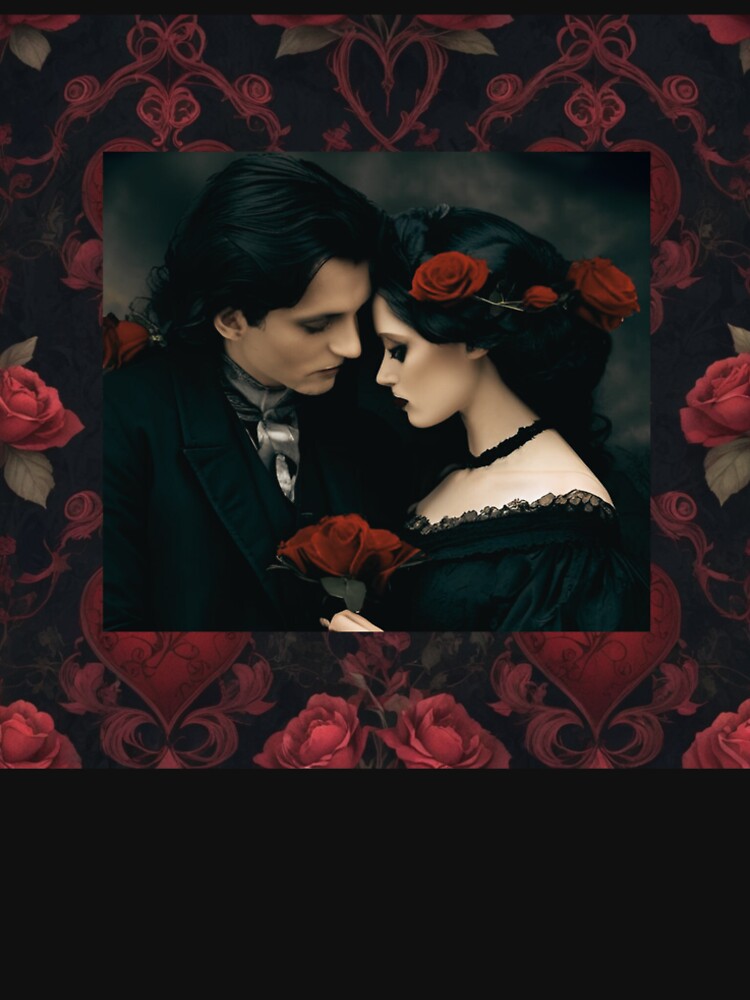 Romantic Victorian Gothic Couple by dreamparlor T-Shirts, Hoodie, Sweatshirt | BlankRebels.com (Image 2)