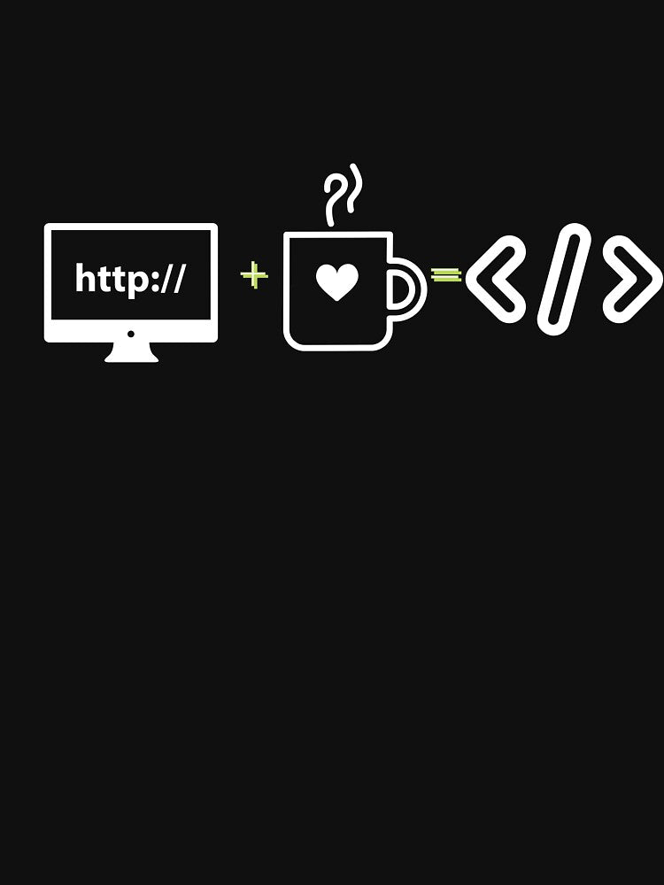 CODERS LIFE 'COMPUTER, COFFEE & CODE'. by zombiesmasher T-Shirts, Hoodie, Sweatshirt | BlankRebels.com (Image 3)