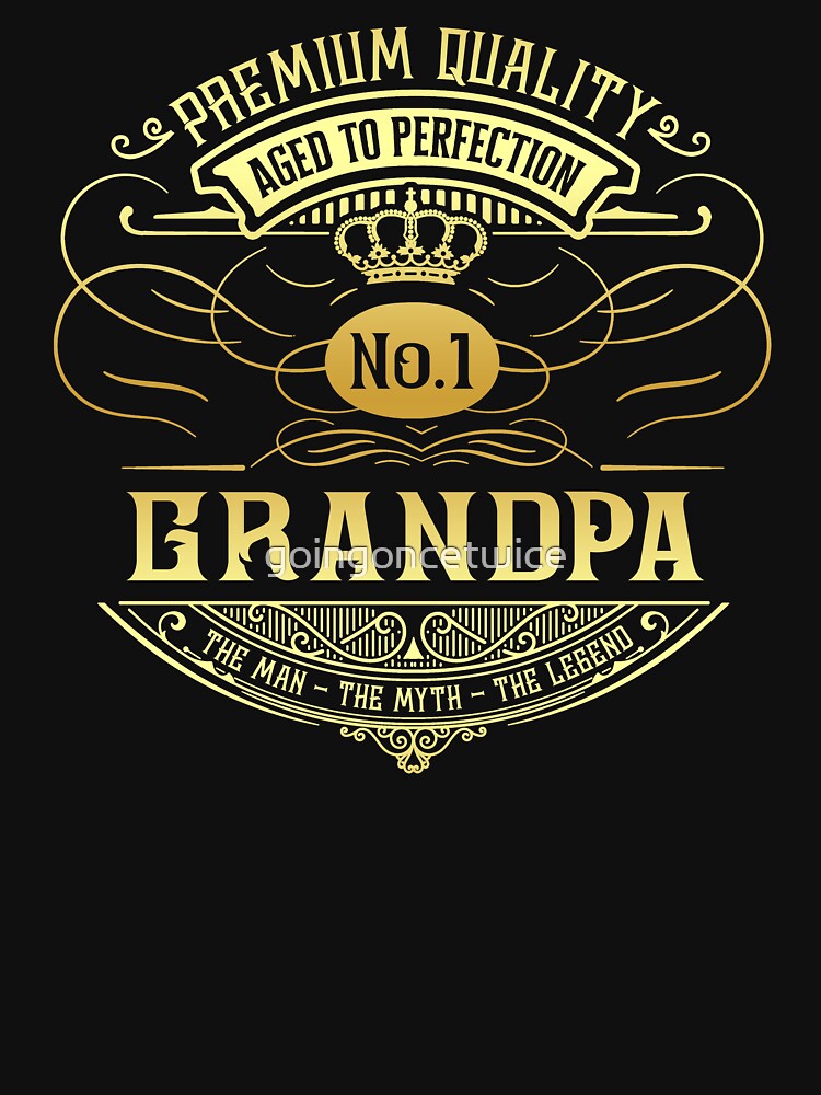 Matching Family Vintage Whiskey Label Grandpa by goingoncetwice T-Shirts, Hoodie, Sweatshirt | BlankRebels.com (Image 3)