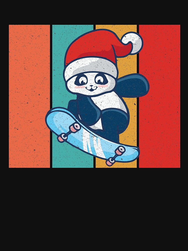 Cute Skater Panda Bear Skatebording Skateboard T-Shirts, Hoodie, Sweatshirt