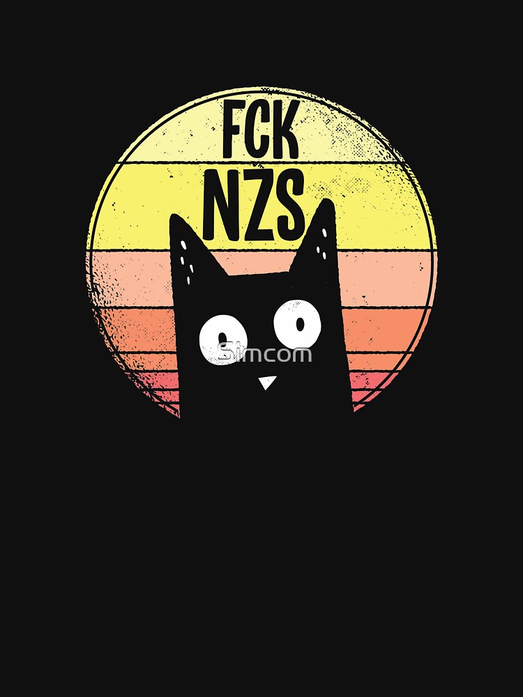 FCK NZS cat NZS cat cats cat lover gift by Simcom