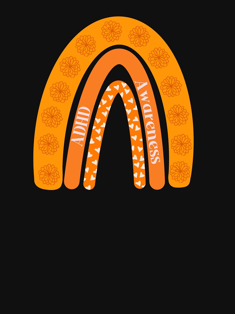 ADHD Awareness Rainbow by kaylanettleton T-Shirts, Hoodie, Sweatshirt | BlankRebels.com (Image 3)