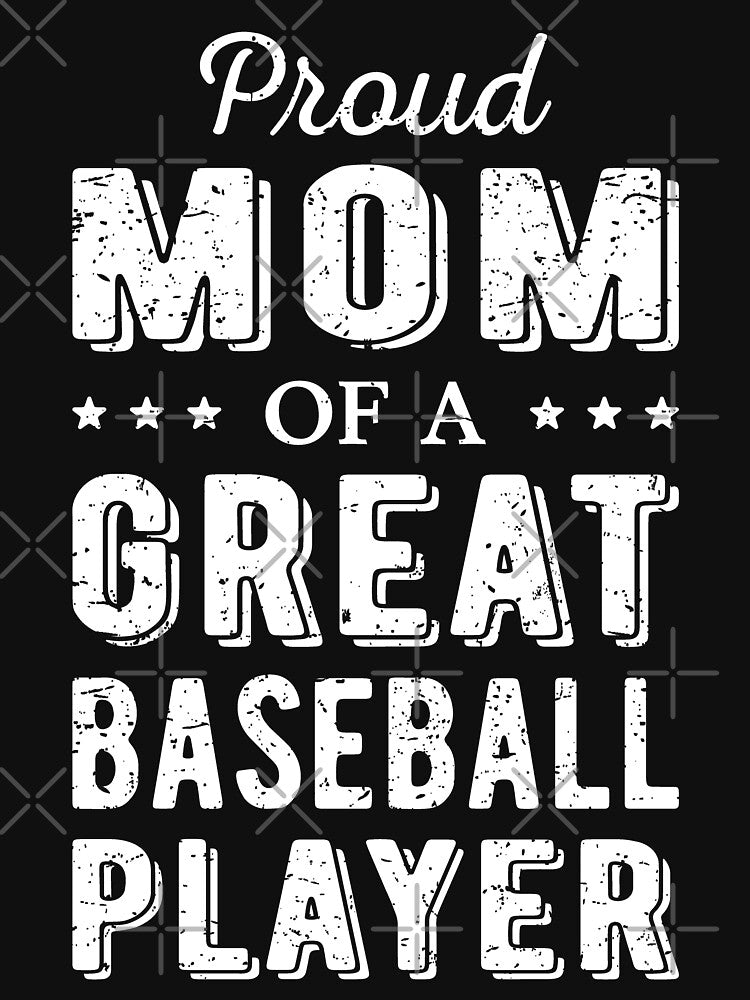 Proud Mom Of A Great Baseball Player I by Lemon Pepper T-Shirts, Hoodie, Sweatshirt | BlankRebels.com (Image 3)