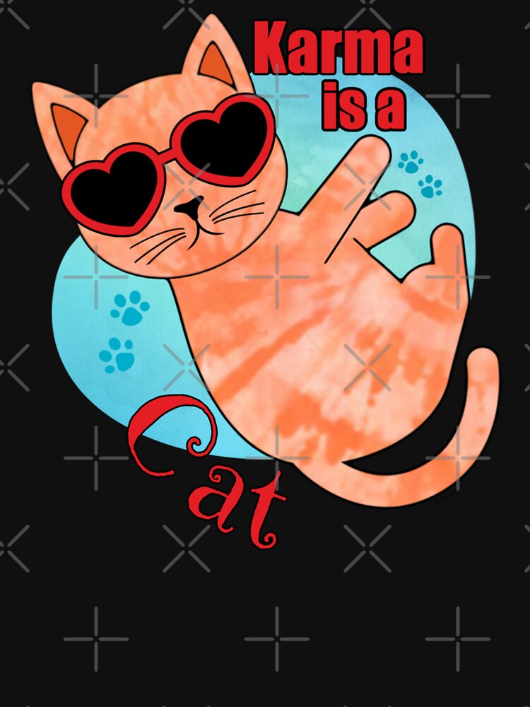 Curly Tie-Dye Cat by RoGoArt T-Shirts, Hoodie, Sweatshirt | BlankRebels.com (Image 3)