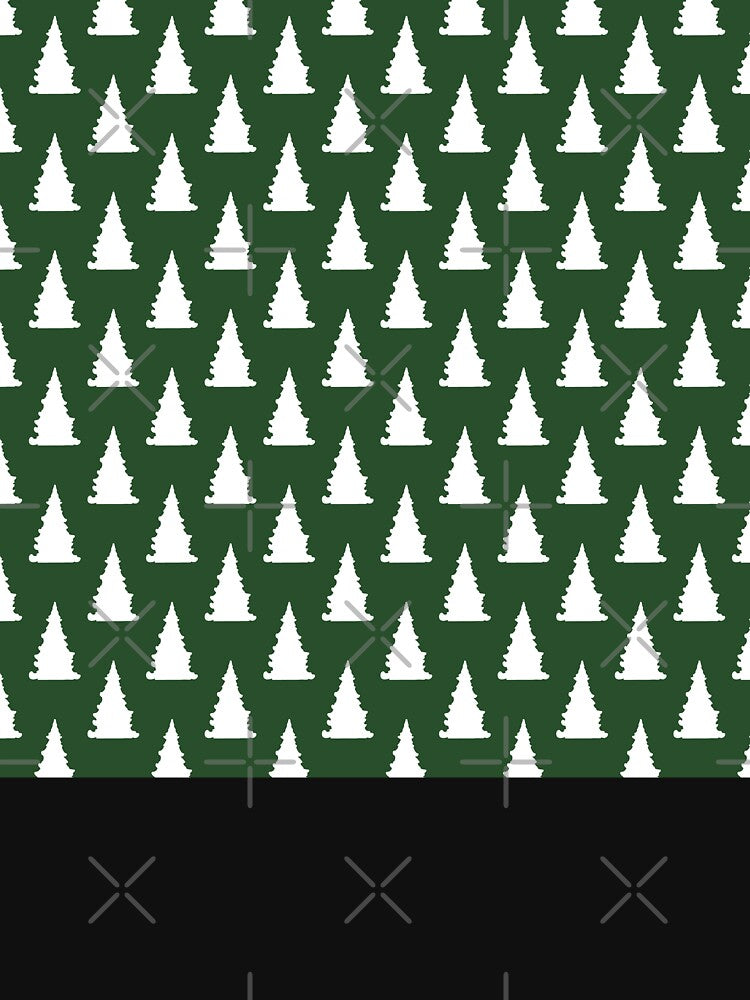 Green and white Christmas tree silhouette pattern by by-jwp T-Shirts, Hoodie, Sweatshirt | BlankRebels.com (Image 3)