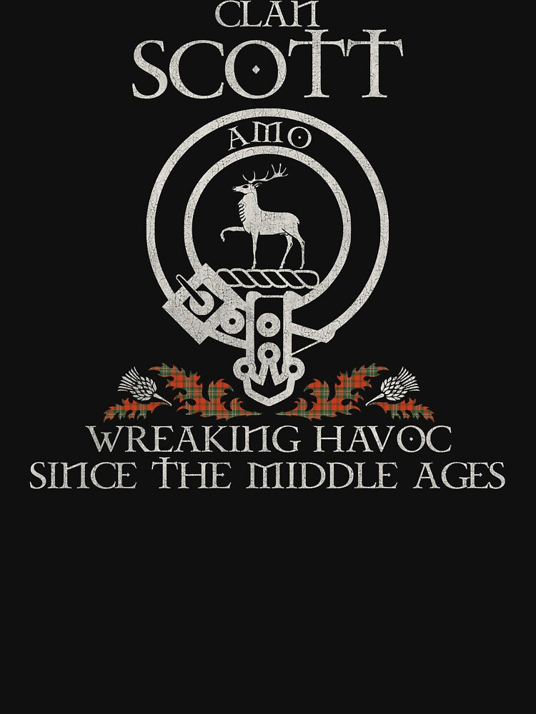 Clan Scott crest Scottish surname tartan Thistle vintage by Clan1093 T-Shirts, Hoodie, Sweatshirt | BlankRebels.com (Image 3)