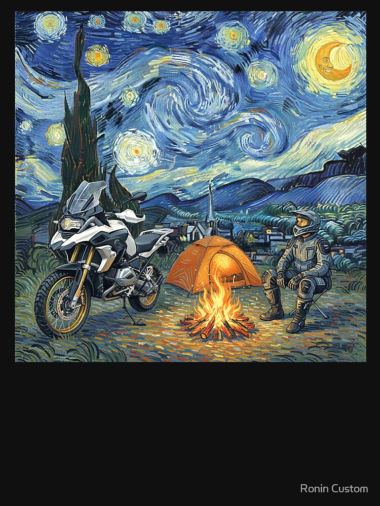 Camping under The Starry Sky by Ronin Custom T-Shirts, Hoodie, Sweatshirt | BlankRebels.com (Image 3)