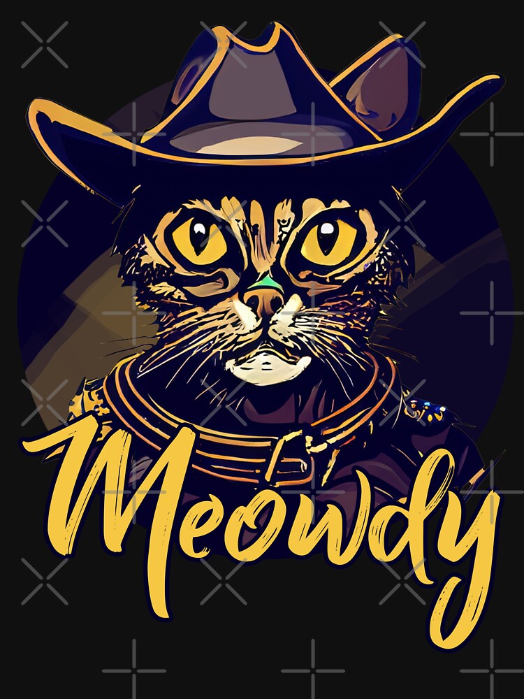 Cool Meowdy Cowboy Cat by Ridaelb T-Shirts, Hoodie, Sweatshirt | BlankRebels.com (Image 3)