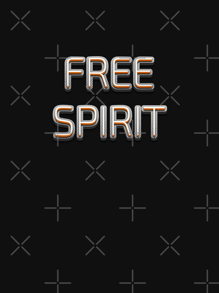 FREE SPIRIT 3D typography by trepiu T-Shirts, Hoodie, Sweatshirt | BlankRebels.com (Image 3)