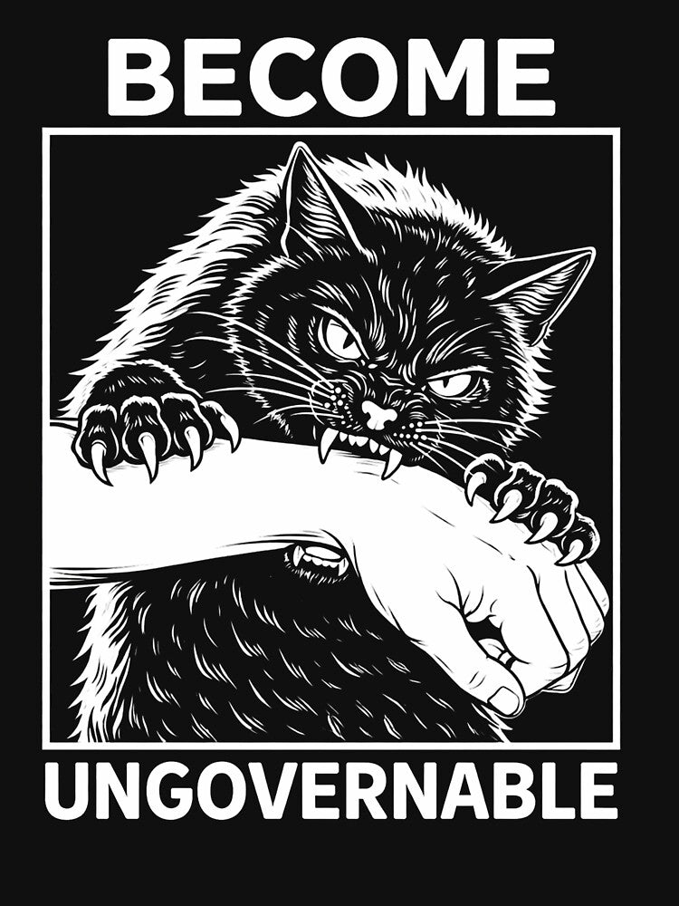 Become Ungovernable cat by Kladhadredo T-Shirts, Hoodie, Sweatshirt | BlankRebels.com (Image 3)