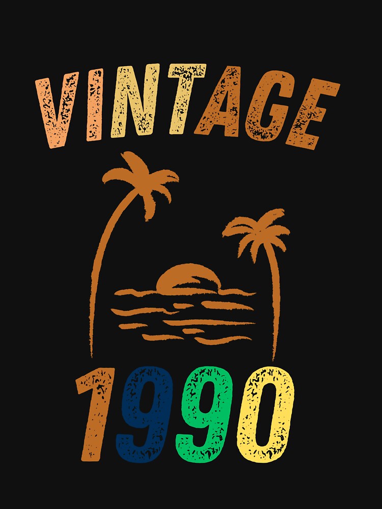 Vintage 1990 Cool Birthday Gift Idea by LeGasol T-Shirts, Hoodie, Sweatshirt | BlankRebels.com (Image 3)