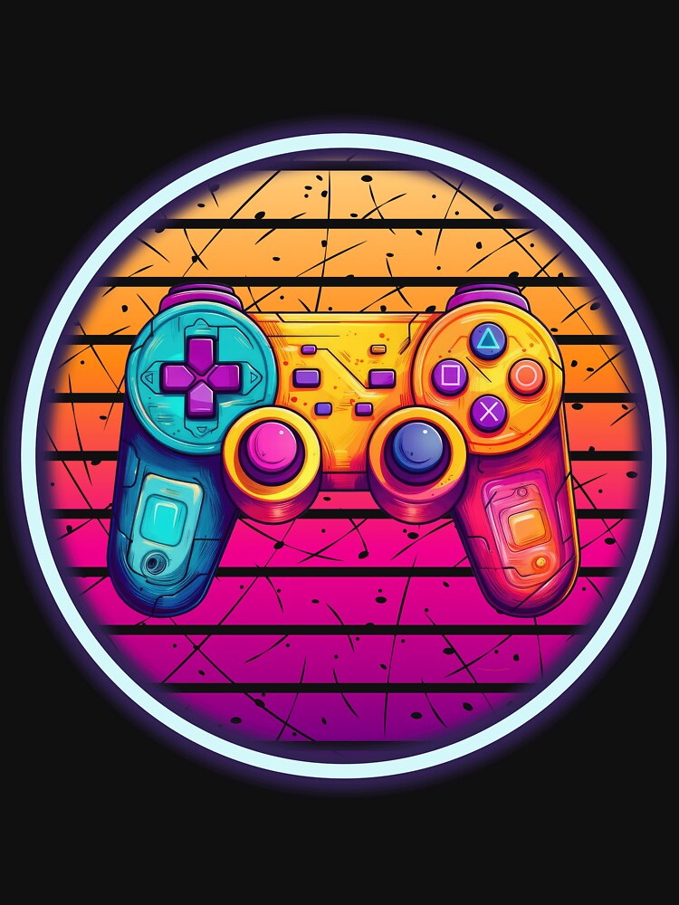90s Retro Sublimation Gamepad by Oceanicmaster T-Shirts, Hoodie, Sweatshirt | BlankRebels.com (Image 3)