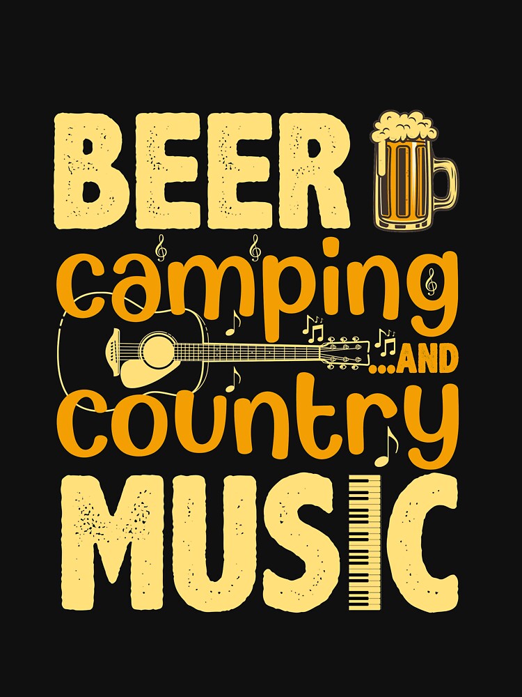 Beer Camping And Country Music Camping Lover by sunrot7 T-Shirts, Hoodie, Sweatshirt | BlankRebels.com (Image 3)