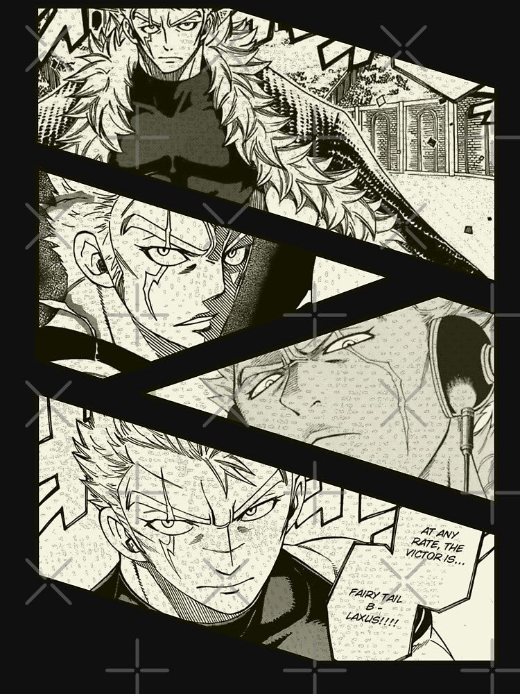 Laxus Dreyar Manga Panel Design by Wafusaurus