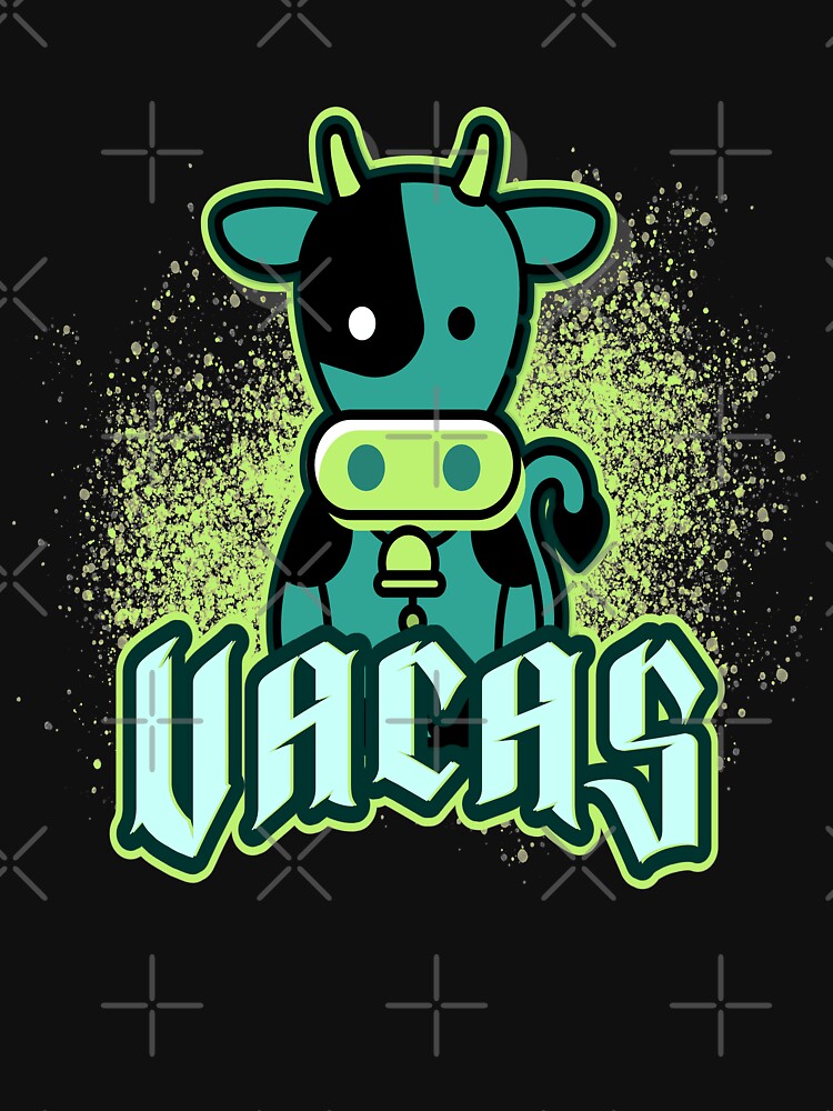 Vacas Kawaii Blue by Coder-T T-Shirts, Hoodie, Sweatshirt | BlankRebels.com (Image 3)