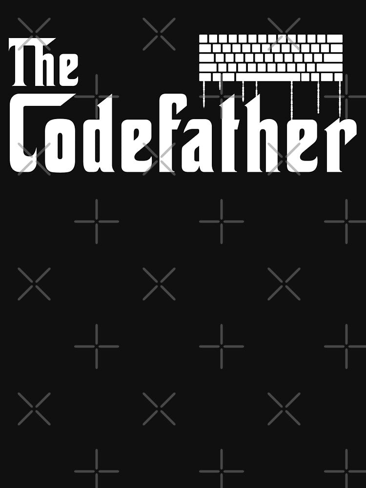 The Codefather, funny coding gift - Cool Programming Or Funny Coding gift And nerd Gifts Sticker by LostTraveller